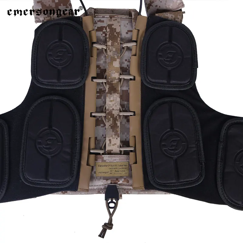 Emersongear Chaleco Táctico MOLLE Verde Portador de Placa Airsoft - imagen 4