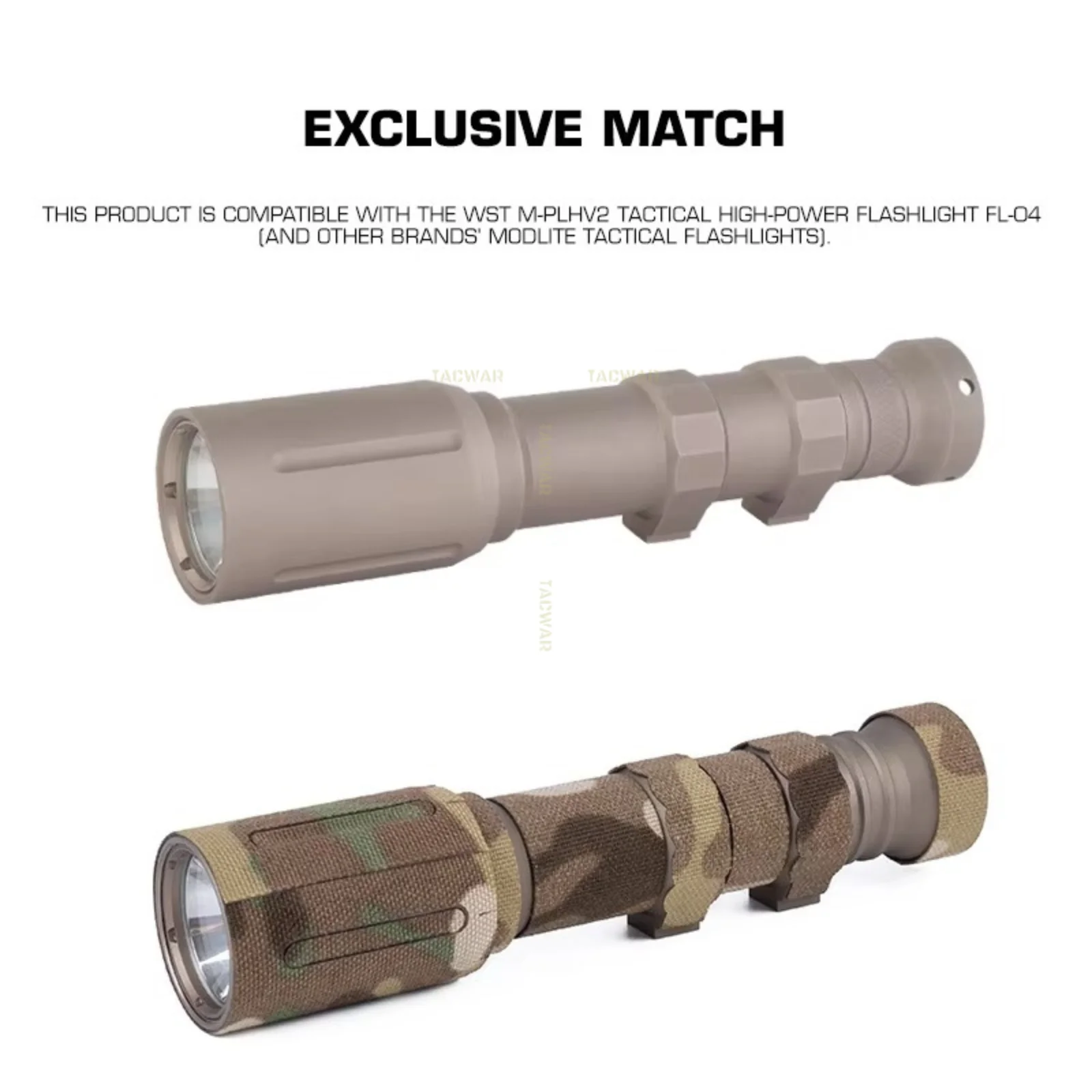 Pegatinas de camuflaje táctico Scout Light para linterna Airsoft - imagen 4