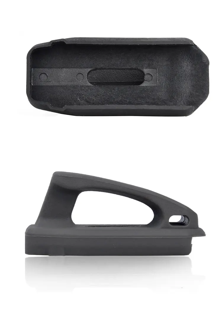 Funda en color negro sobre equipo Airsoft