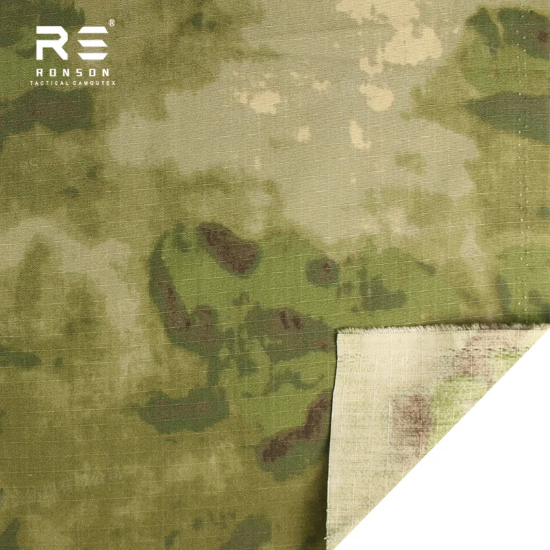 Tela de camuflaje A-TACS-FG Woodland ripstop WR IRR grado militar - imagen 2