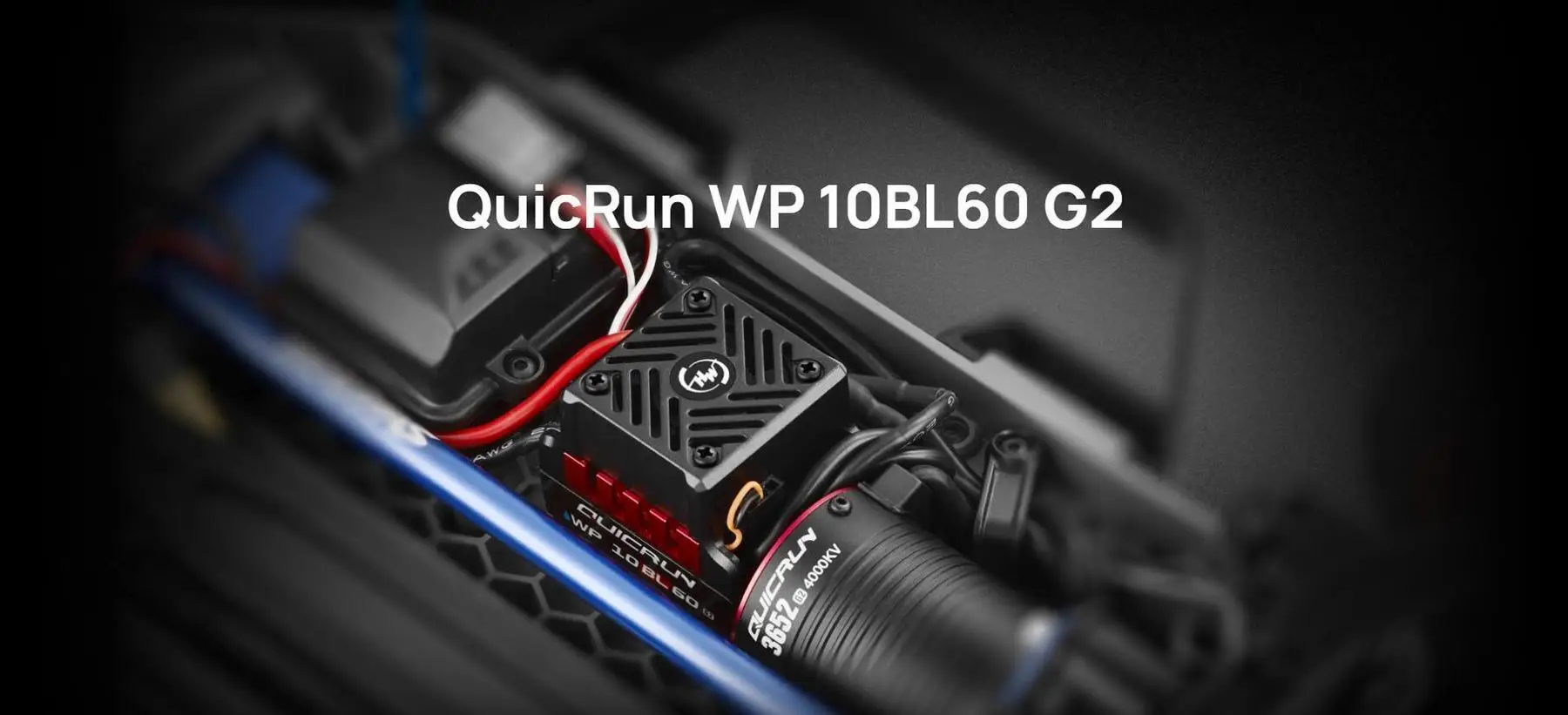 ESC WP 10BL60 instalado en chasis RC