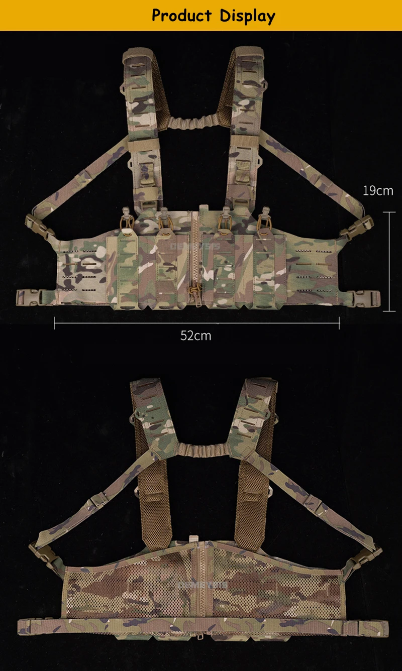 Bolsillos y sistema MOLLE