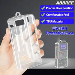 Funda TPU transparente ABBREE UV-5RH antiarañazos para radio táctica