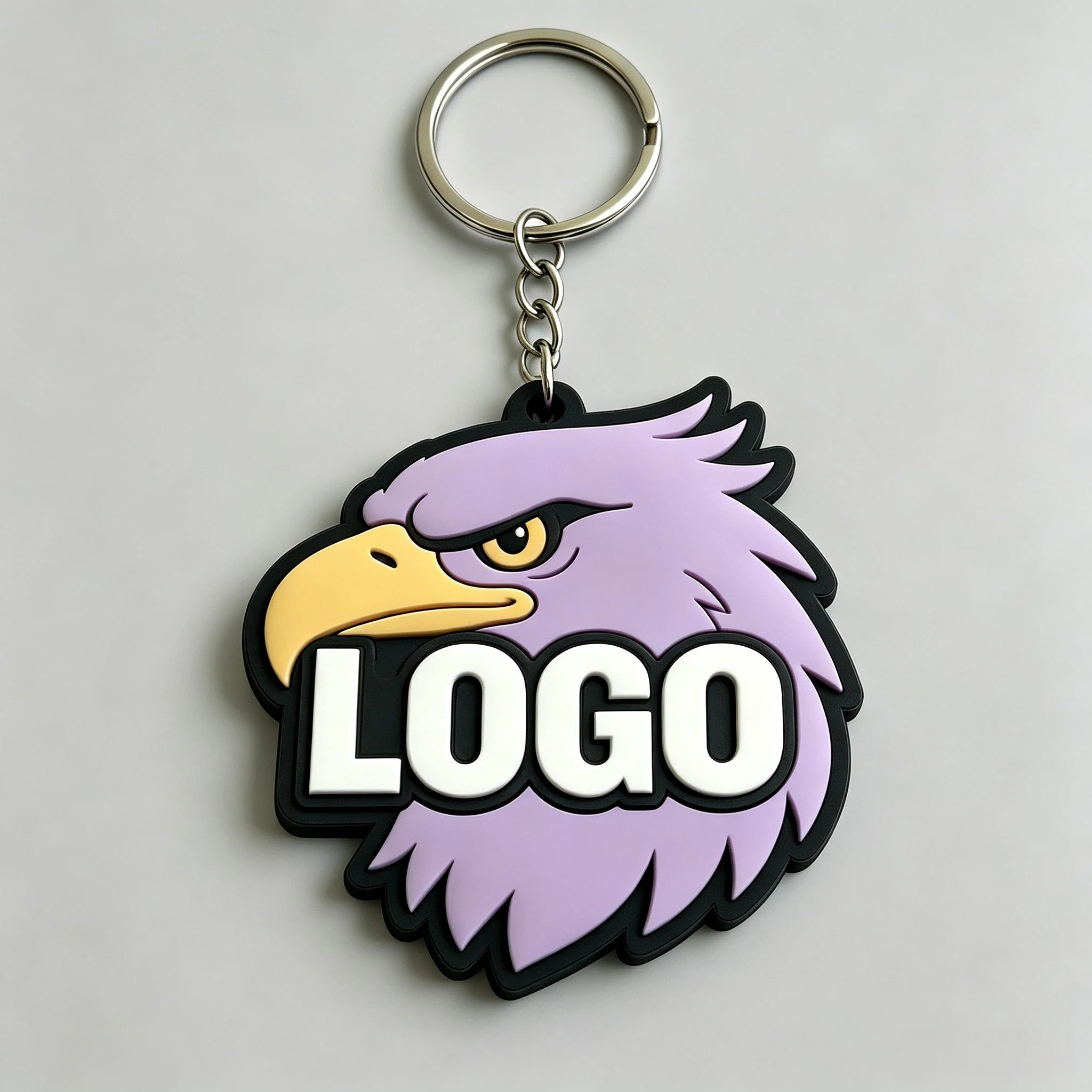 Llavero personalizado DIY con logotipo y texto para coche o bolso - imagen 3