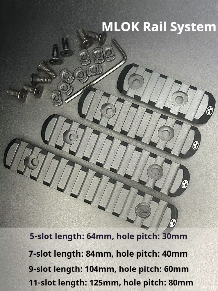 Element guardamanos riel táctico Picatinny 20 mm metal MOE/MLOK - imagen 5