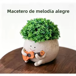 Maceta colgante flor creativa para suculentas y jardín exterior