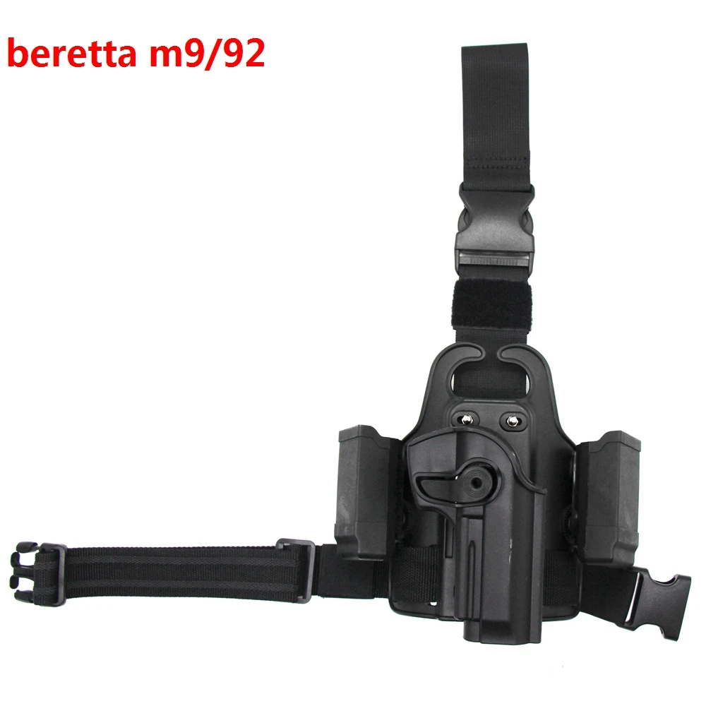 Funda táctica de muslo con doble compartimento para Glock 17/19 - imagen 3