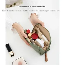 Bolsa de cosméticos mini resistente para viaje, neceser portátil