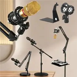Soporte de micrófono compatible con antivibración para vlog