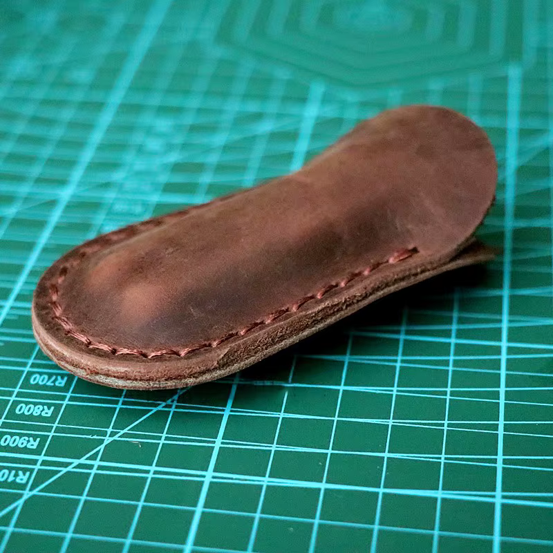 Funda cuero vacuno navaja suisse táctica - imagen 4