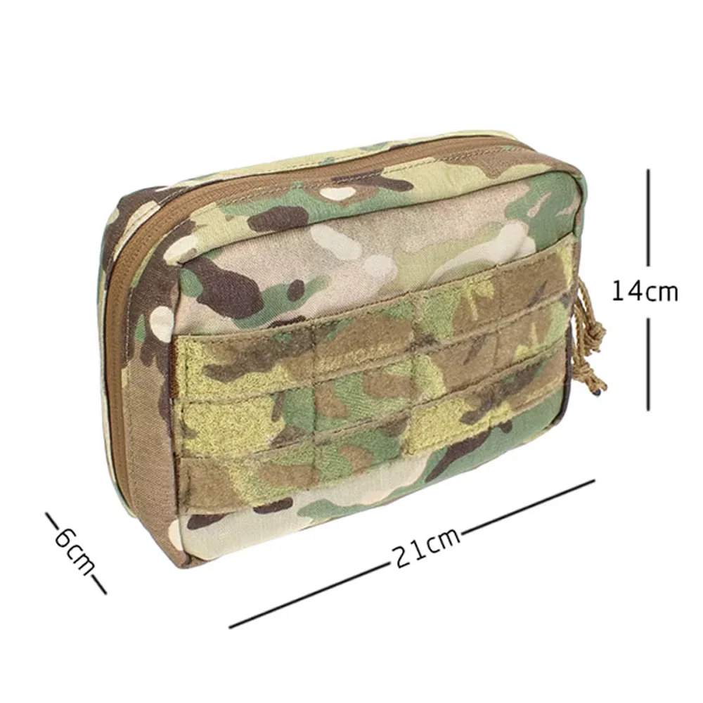 Bolsa MOLLE EDC camuflaje para airsoft y almacenamiento de cables - imagen 2