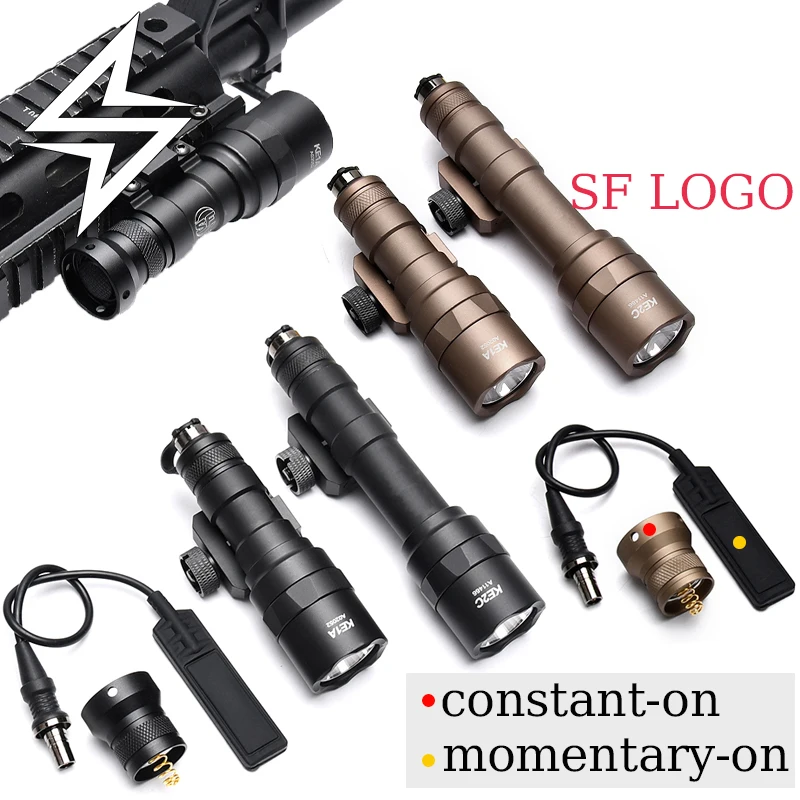 Airsoft SF M300C Mini linterna táctica con soporte Picatinny - imagen 2