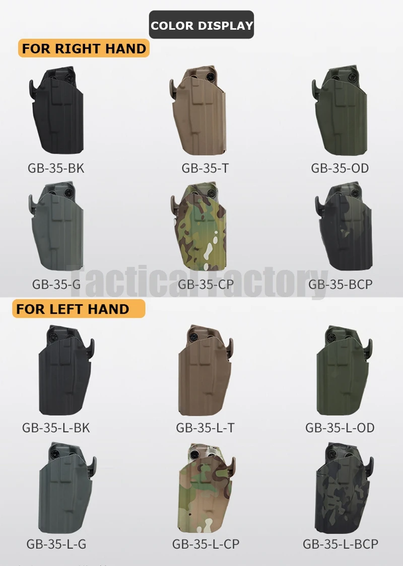 Holster con enfoque en el sistema de liberación