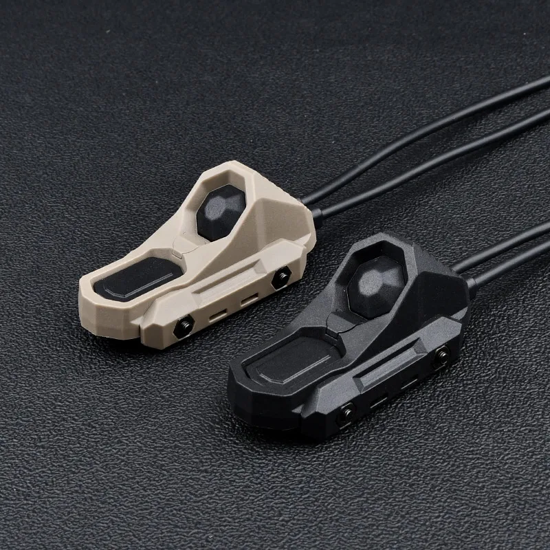 WADSN interruptor táctico de presión doble para riel Picatinny