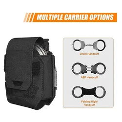 Portaesposas MOLLE para cinturón con bolsillo liberación rápida