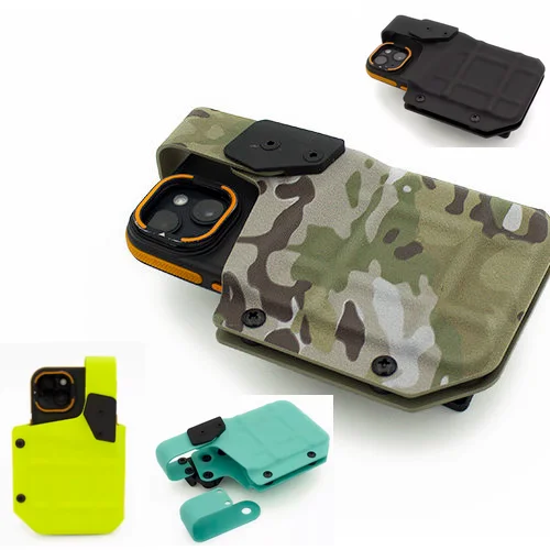 Funda táctica MOLLE para móvil con liberación rápida - imagen 4