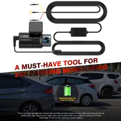 Alambre DashCam duradero para grabación continua en todas condiciones