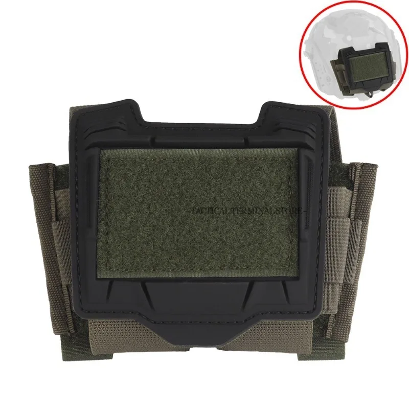 Bolsa para batería PVS31 de casco táctico K, contrapeso y accesorios