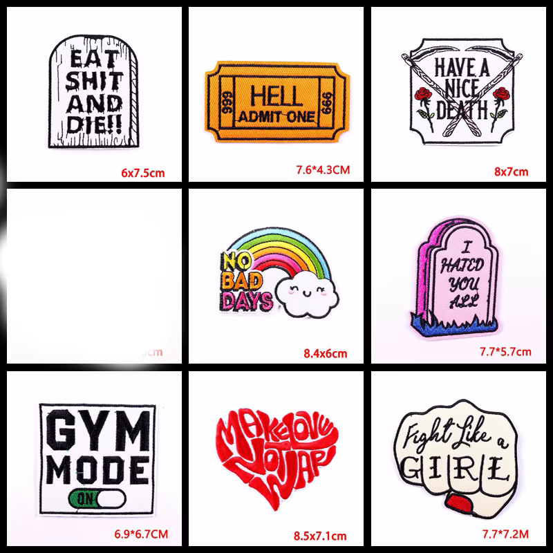 Parche bordado letras personalizadas para ropa táctica - imagen 5