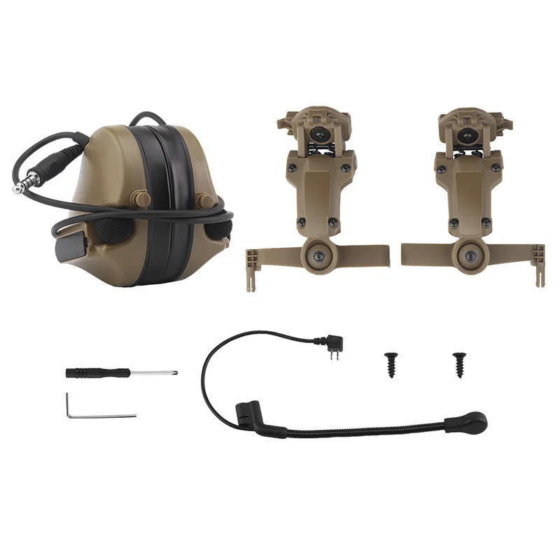 WOSPORT C5 auriculares tácticos casco con almohadillas de silicona - imagen 5