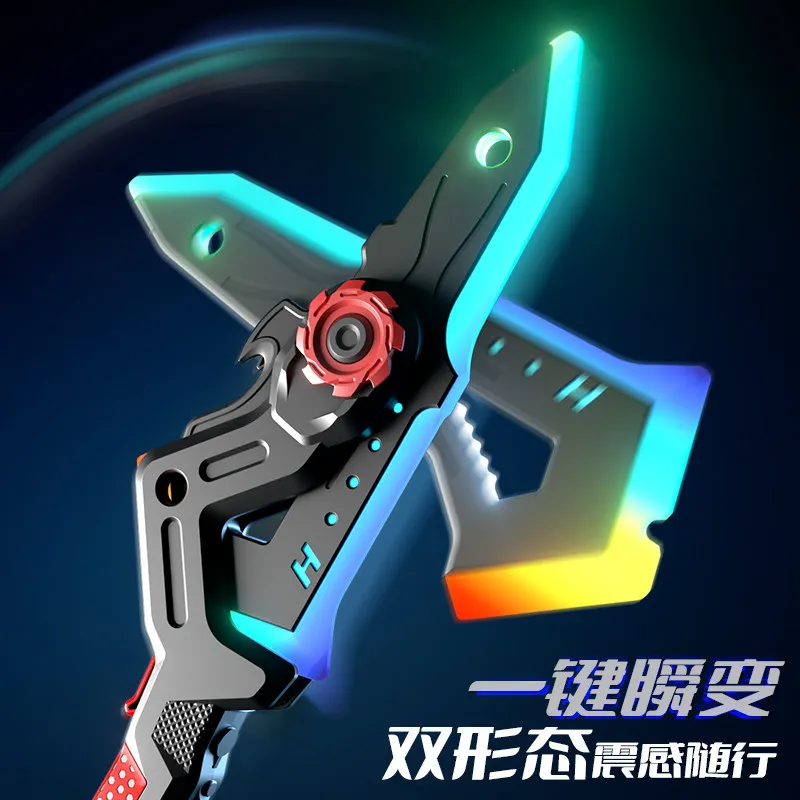 Katana luminosa deformable con efecto de humo para cosplay - imagen 3