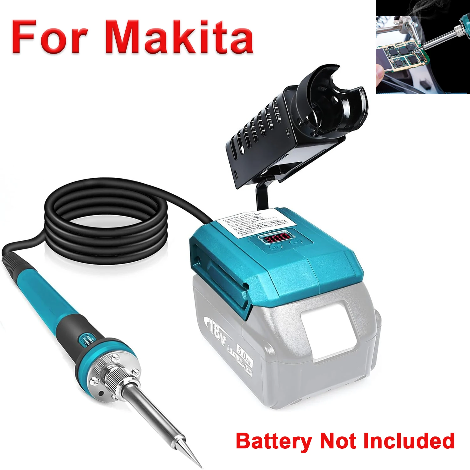 Makita soldador inalámbrico para batería, soldadura de cables - imagen 2