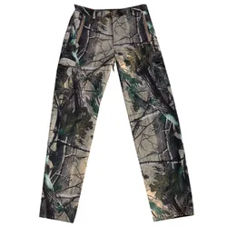 Pantalón táctico lana aislamiento térmico camuflaje biónico caza pesca resistente agua
