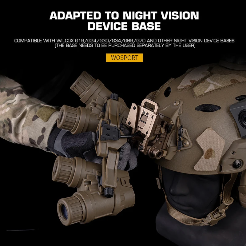 WOSPORT GPNVG-18 visión nocturna plegable de cuatro ojos - imagen 4