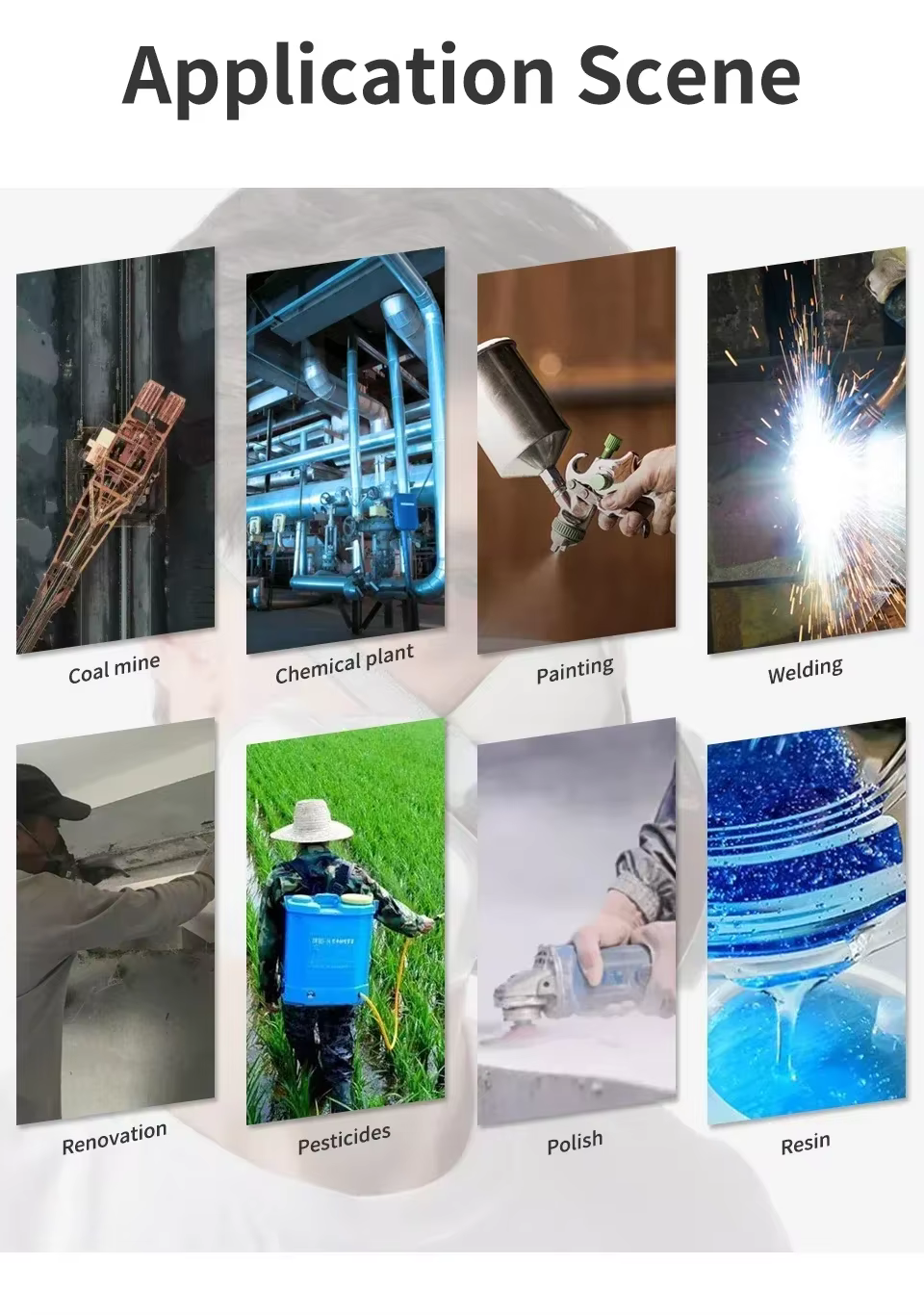 Accesorios y opciones de filtro para la máscara