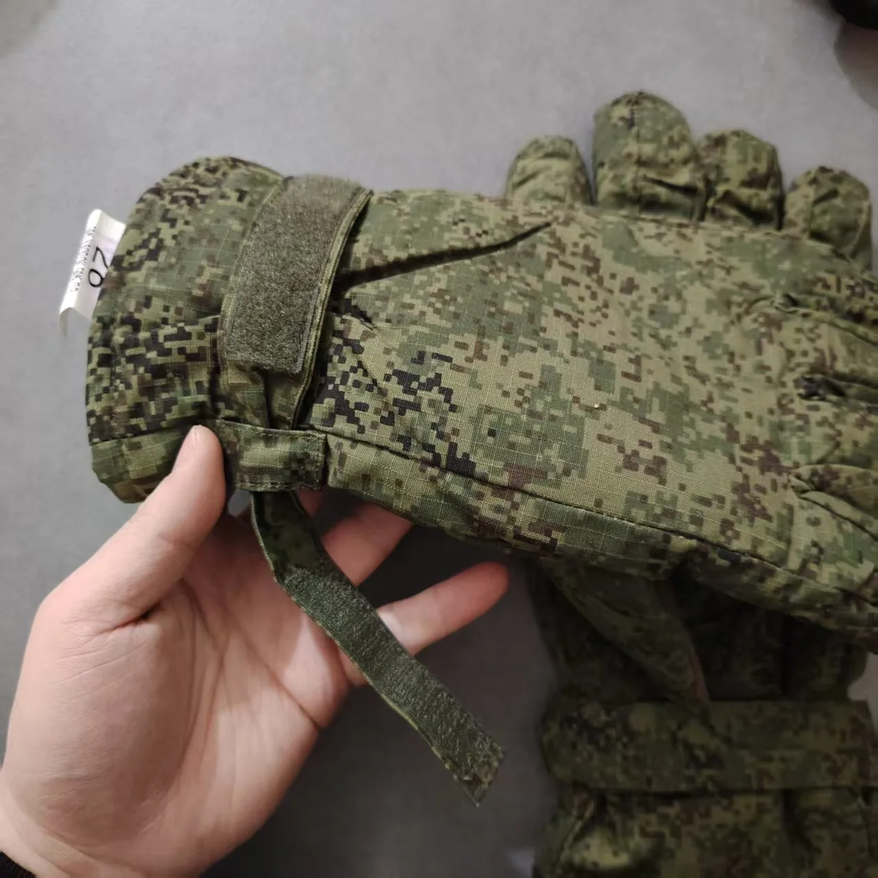 Guantes tácticos camuflaje EMR térmicos de invierno, antiviento - imagen 3