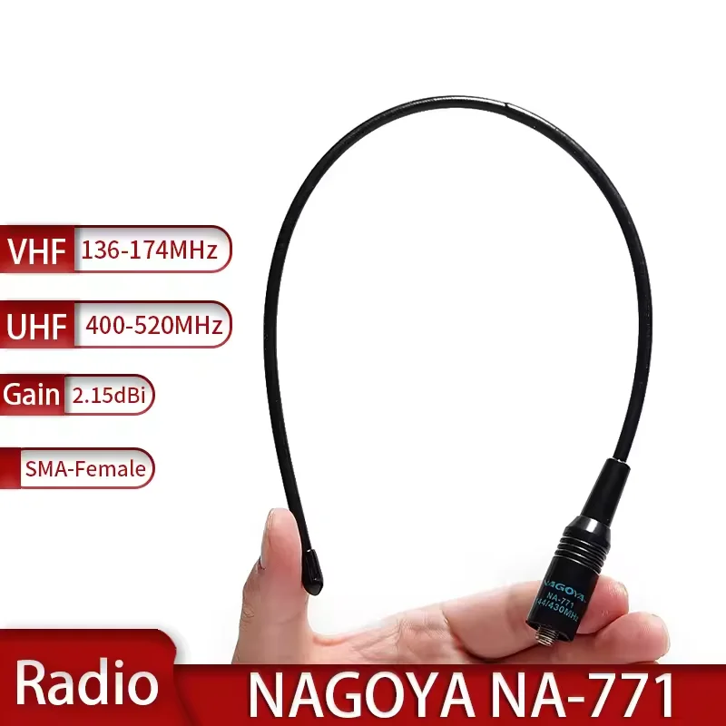 NAGOYA NA-771 Antena dual VHF/UHF 144/430MHz SMA para Baofeng - imagen 4