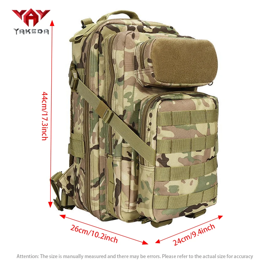 YAKEDA Mochila táctica outdoor de gran capacidad y resistente - imagen 4
