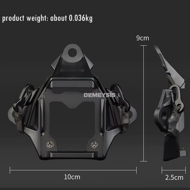 Soporte NVG aluminio casco FAST MICH – Adaptador visión nocturna - imagen 2