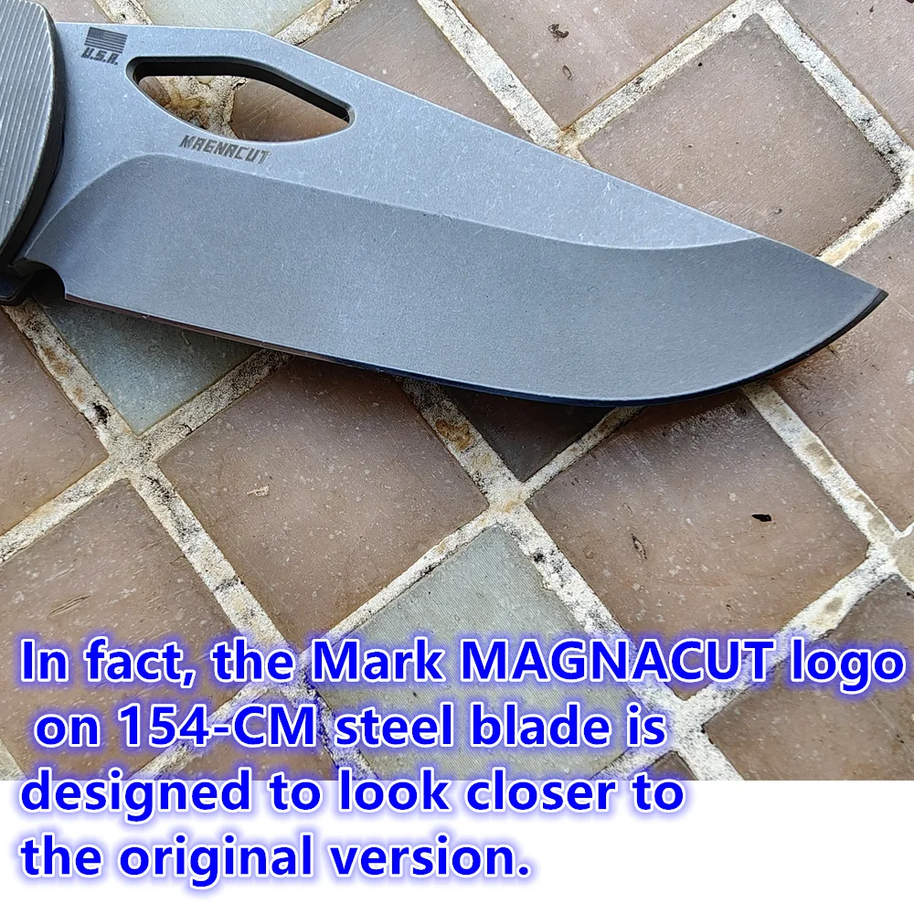 JUFULE Cuchillo plegable EDC de titanio y rodamientos cerámicos