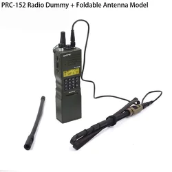 Radio táctica Softair con funda y kit de antena PRC