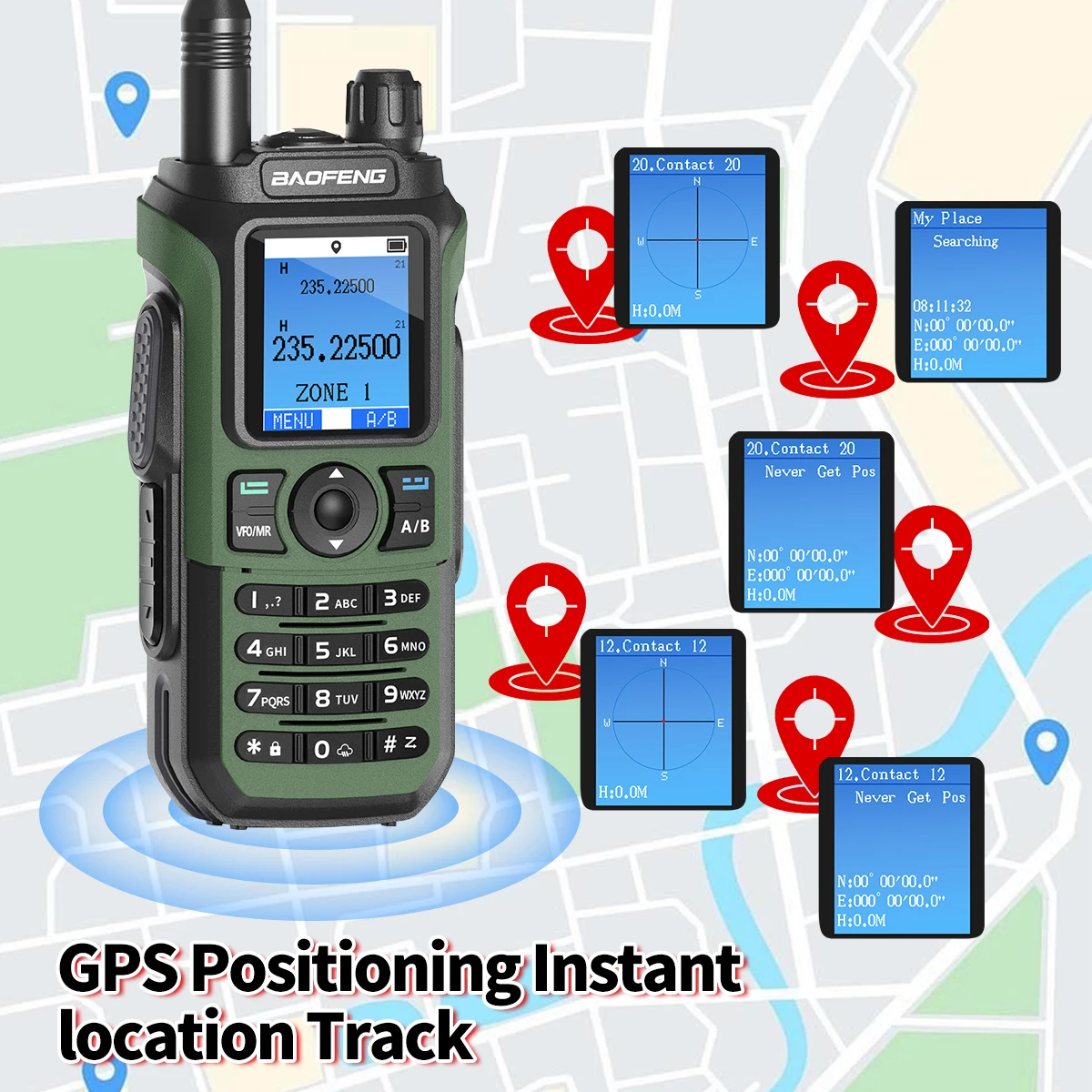 Baofeng UV-21 PRO con pantalla HD y antena incluida
