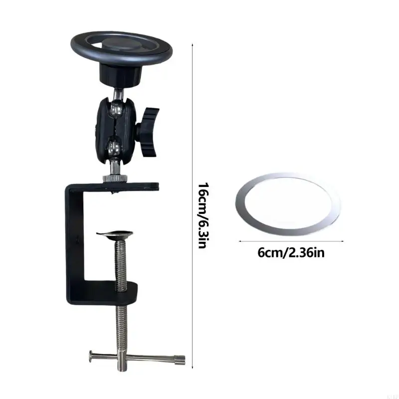 Soporte de montaje magnético ajustable con abrazadera universal - imagen 5