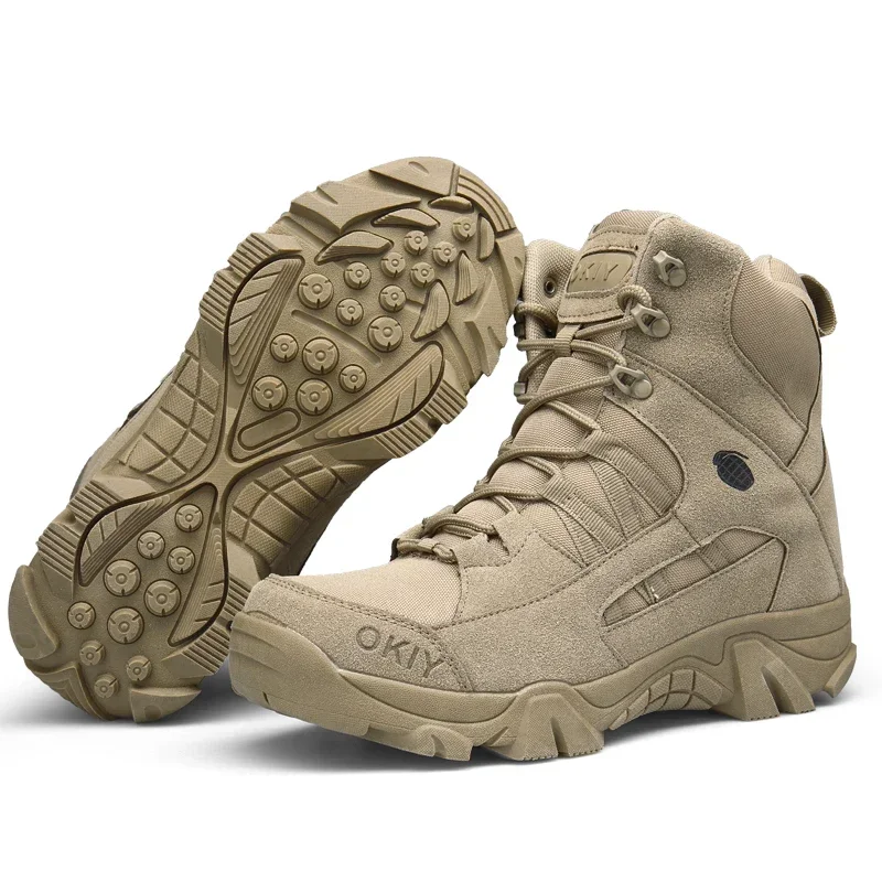 Botas tácticas desierto hombre para fuerzas especiales y senderismo - imagen 4