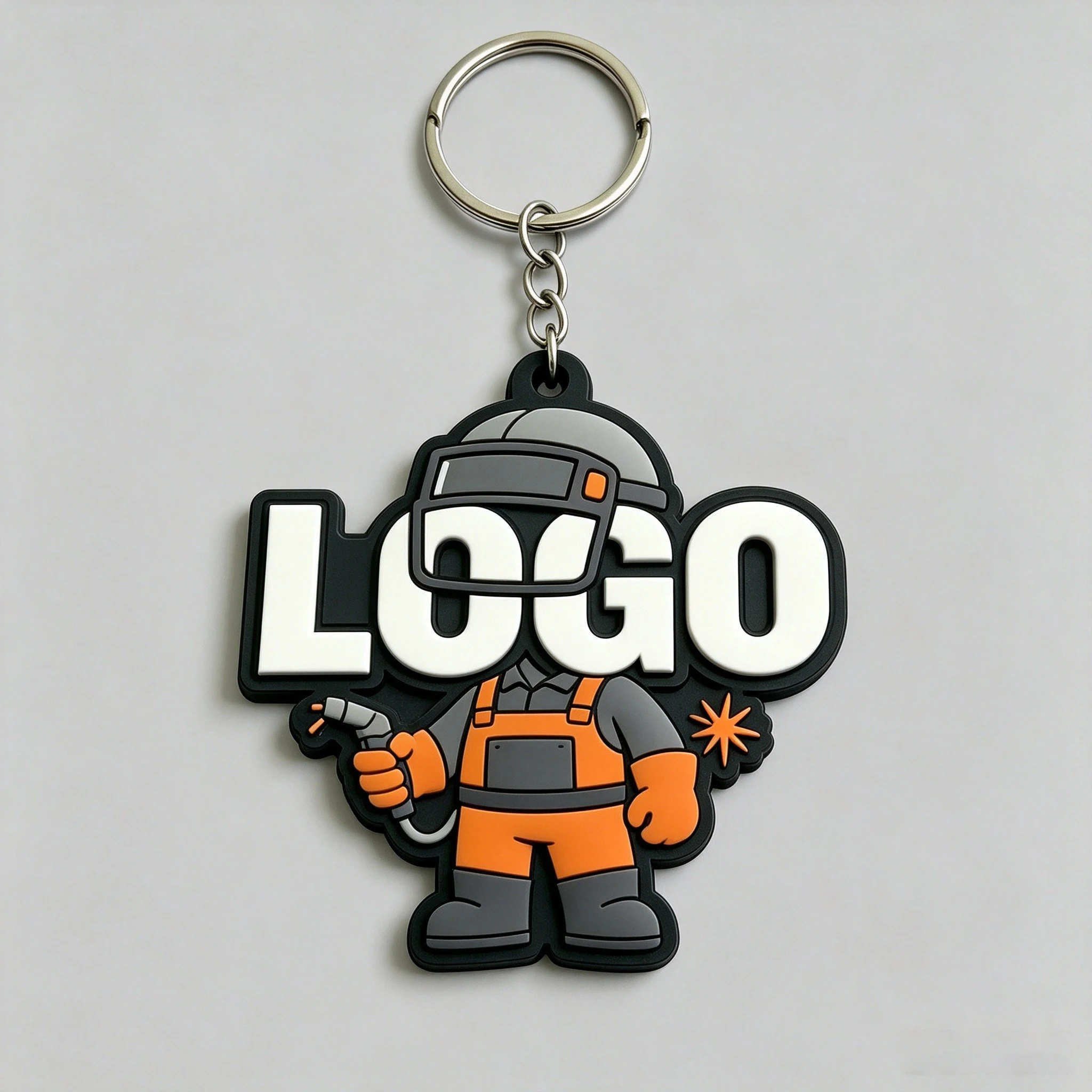 Llavero de PVC personalizado para mochila o equipaje - imagen 3