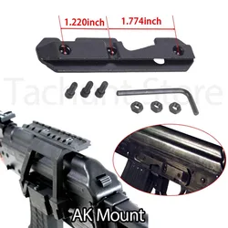 Montura táctica AK-74 QD liberación rápida con riel para visor