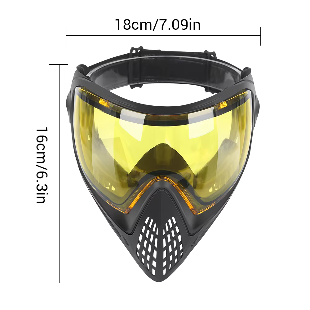 FMA máscara facial completa para airsoft con gafas antiniebla