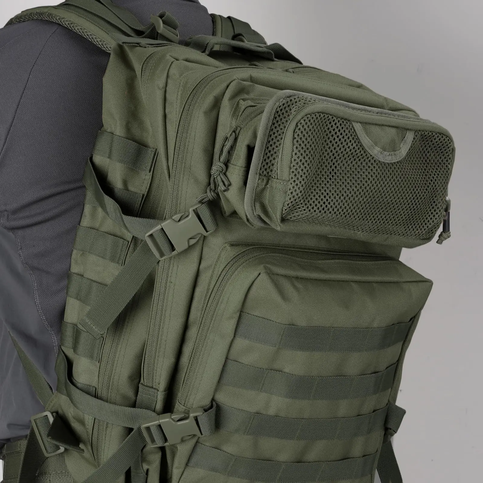 Bolsa organizadora táctica MOLLE con cremallera - imagen 3