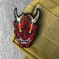 Parche bordado demonio táctico insignia moral militar aplique Velcro