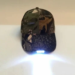 Gorra LED táctica luminosa para lectura, caza y jogging