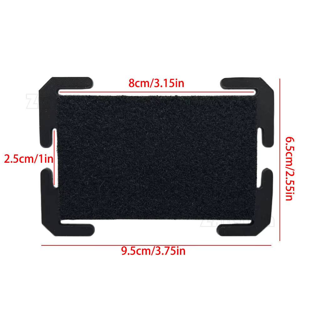 Panel parches MOLLE táctico con velcro – Compatible chaleco y mochila - imagen 3