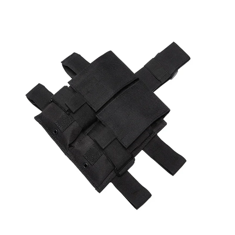 Bolsa táctica para pierna camuflaje nylon impermeable multifuncional