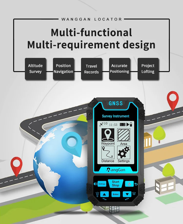 Medidor GPS GNSS profesional