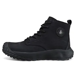 HUMTTO Botas de senderismo impermeables de cuero para invierno