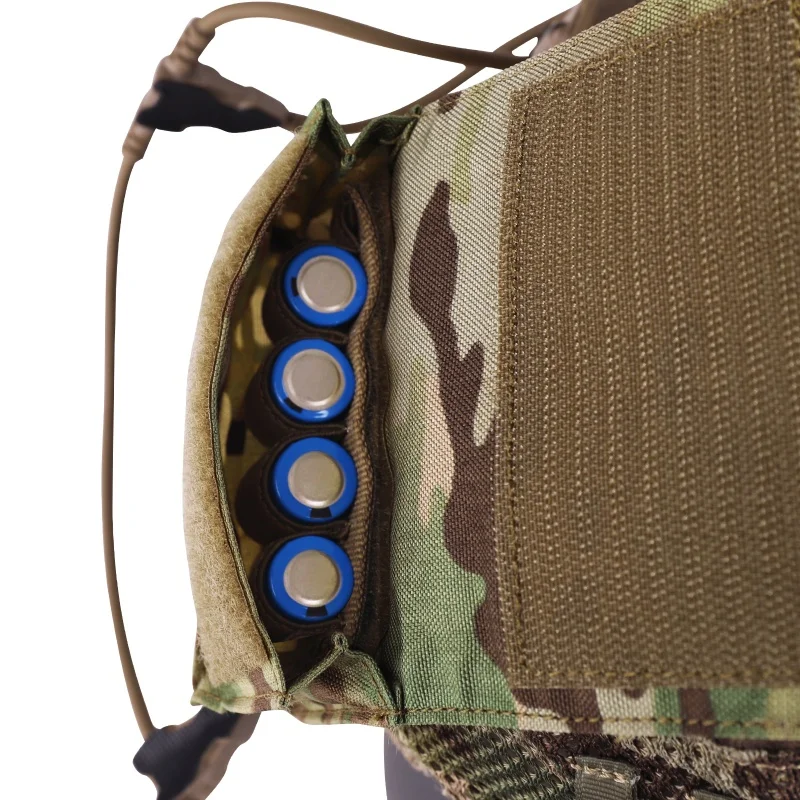 Peso contrapeso táctico casco NVG con bolsa batería desmontable MOLLE - imagen 2