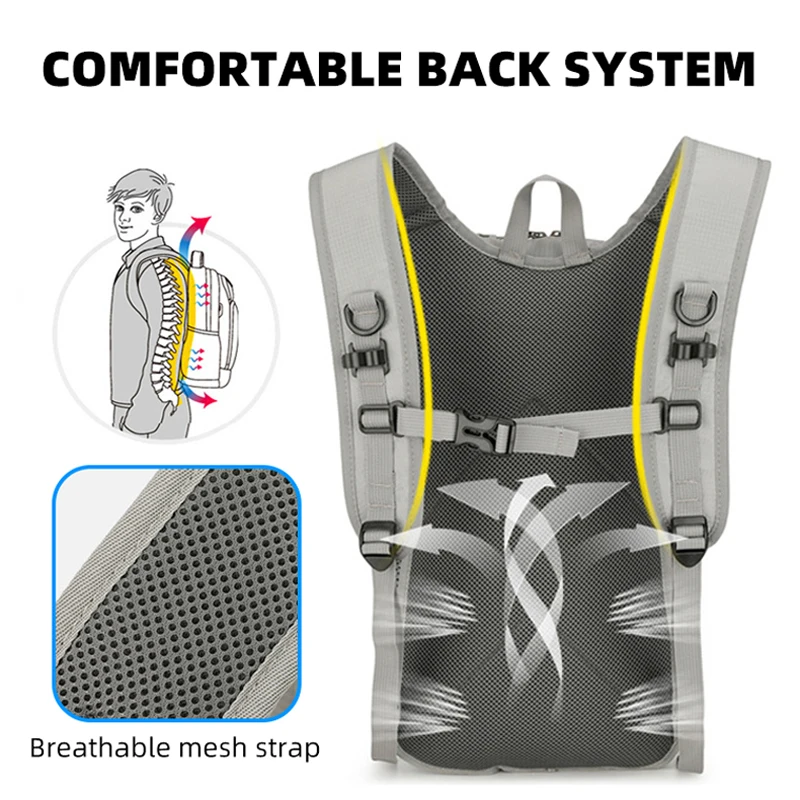 Klimmen mochila táctica con hidratación outdoor trekking ripstop 20L